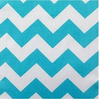 Big Chevron Poly Cotton Grey 60 Inch